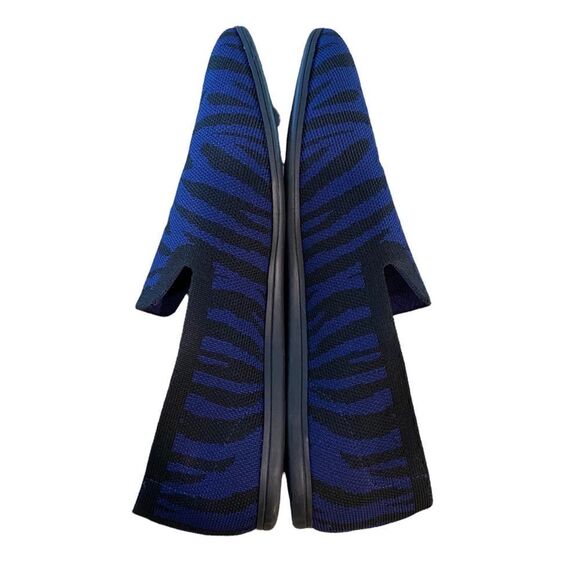 Corso Como Sz 11M Blue Nehva Zebra Print Slip-On Driving Casual Loafers - Picture 3 of 12